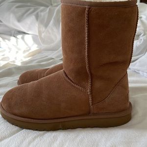 UGG Classic Short II Sheepskin-Lined Suede Boots 8